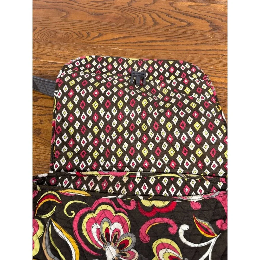 Vera Bradley Retired Puccini Fall Print Quilted‎ Messenger Bag